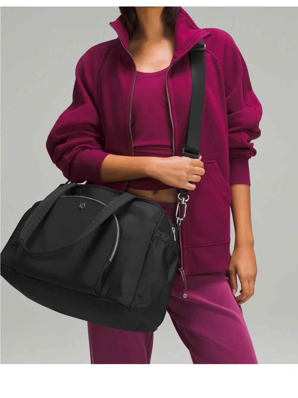 *LULULEMON NewParents Black Tote w/ Pouch, Changing Pad & Bottle Holder 20L Bag*